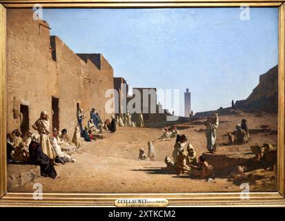 Gustave Guillaumet (Puteaux 1840 - Paris 1887), Laghouat, Sahara algérien 1879, Musée d'Orsay, Paris, France Banque D'Images