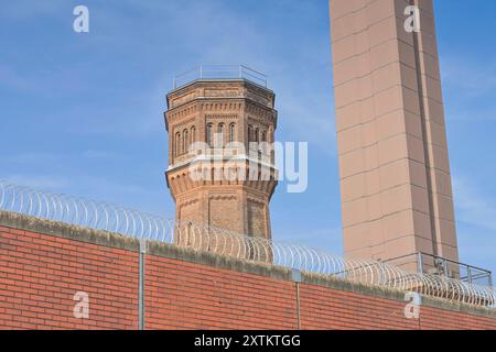 Wasserturm, JVA Plötzensee, Hüttigpfad, Charlottenburg-Nord, Berlin, Deutschland *** Château d'eau, prison de Plötzensee, Hüttigpfad, Charlottenburg Nord, Berlin, Allemagne Banque D'Images