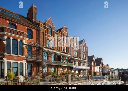 Angleterre, Kent, Thanet, Ramsgate, Royal Temple Yacht Club Building Banque D'Images