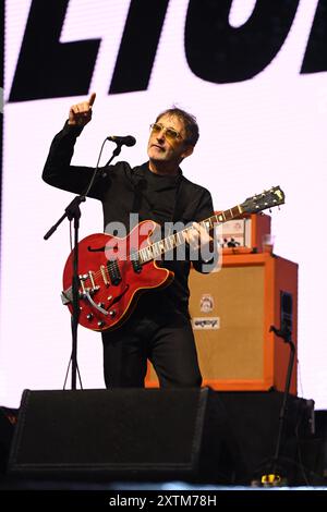 Trentham, Royaume-Uni, 15 août 2024. Lightning Seeds joue à Trentham Live 2024. Crédit : TeeGeePix/Alamy Live News Banque D'Images