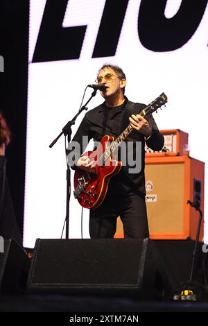 Trentham, Royaume-Uni, 15 août 2024. Lightning Seeds joue à Trentham Live 2024. Crédit : TeeGeePix/Alamy Live News Banque D'Images