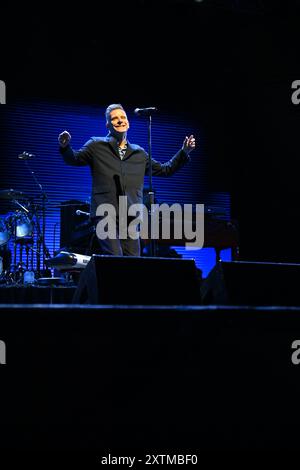 Trentham, Royaume-Uni, 15 août 2024. Deacon Blue joue Trentham Live 2024. Crédit : TeeGeePix/Alamy Live News Banque D'Images