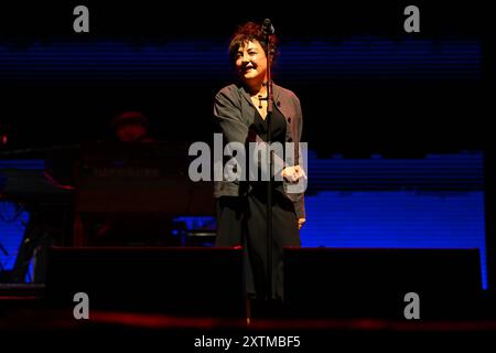 Trentham, Royaume-Uni, 15 août 2024. Deacon Blue joue Trentham Live 2024. Crédit : TeeGeePix/Alamy Live News Banque D'Images