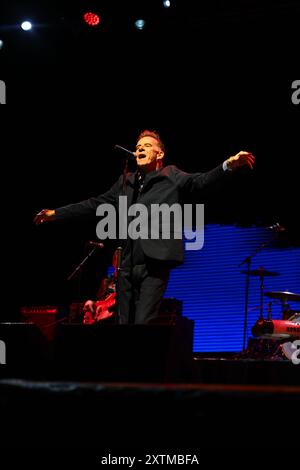 Trentham, Royaume-Uni, 15 août 2024. Deacon Blue joue Trentham Live 2024. Crédit : TeeGeePix/Alamy Live News Banque D'Images