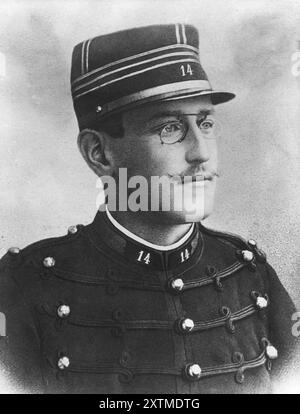 Alfred Dreyfus (1859 – 1935) officier d'artillerie français Banque D'Images