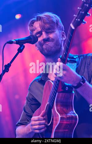 Concert de Kiefer Sutherland au Lincoln Drill Hall, Lincoln, Royaume-Uni. 15 août 2024. Crédit : Phil Crow/Alamy Live News Banque D'Images