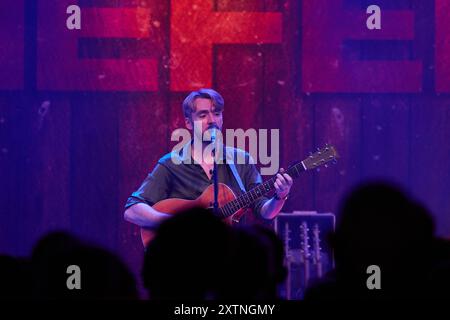 Concert de Kiefer Sutherland au Lincoln Drill Hall, Lincoln, Royaume-Uni. 15 août 2024. Crédit : Phil Crow/Alamy Live News Banque D'Images