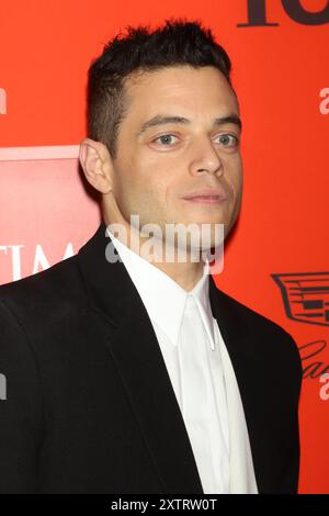 Rami Malek assiste au 2019 Time 100 Gala au Frederick P. Rose Hall, Jazz au Lincoln Center à New York. Banque D'Images