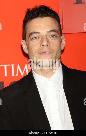 Rami Malek assiste au 2019 Time 100 Gala au Frederick P. Rose Hall, Jazz au Lincoln Center à New York. Banque D'Images