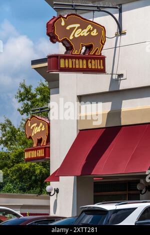 Restaurant Ted's Montana Grill à Buford, Géorgie, près d'Atlanta. (ÉTATS-UNIS) Banque D'Images