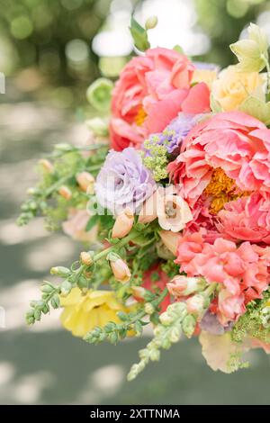 fleurs colorées de mariage d'été vives Banque D'Images