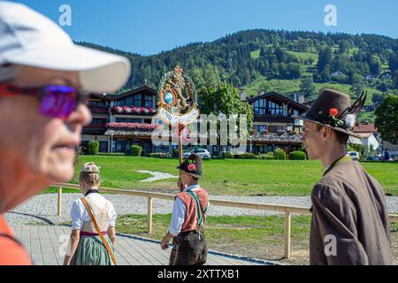 Alt Schliersee Kirchtag , Bavière , Allemagne Banque D'Images