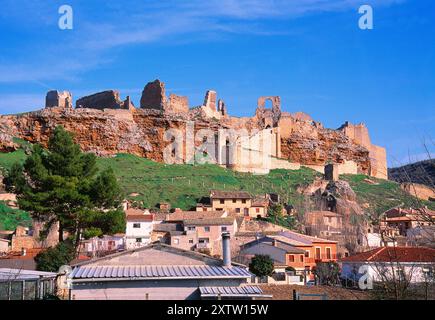 Vue d'ensemble. Zorita de los Canes, province de Guadalajara, Castille La Manche, Espagne. Banque D'Images