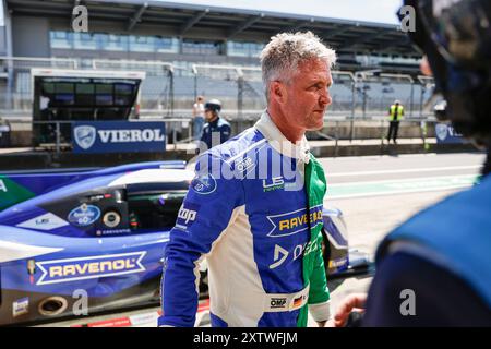 Nuremberg, Deutschland. 16 août 2024. Nurburg : Nurburgring 2024 le 16 août 2024, (photo de Hoch Zwei), prototype Cup Gewrmany, Ralf Schumacher (d) crédit : dpa/Alamy Live News Banque D'Images