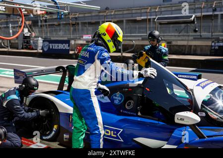 Nuremberg, Deutschland. 16 août 2024. Nurburg : Nurburgring 2024 le 16 août 2024, (photo de Hoch Zwei), prototype Cup Gewrmany, Ralf et David Schumacher (d) crédit : dpa/Alamy Live News Banque D'Images