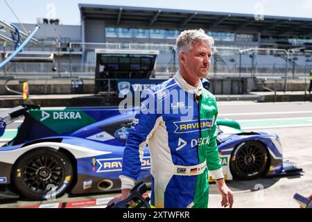 Nuremberg, Deutschland. 16 août 2024. Nurburg : Nurburgring 2024 le 16 août 2024, (photo de Hoch Zwei), prototype Cup Gewrmany, Ralf Schumacher (d) crédit : dpa/Alamy Live News Banque D'Images