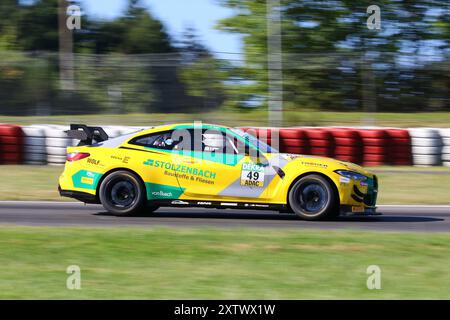 Niels Troeger (DEU) / Joseph Ellerine (ZAF), #49, BMW M4 GT4, Team : FK performance Motorsport (DEU), Motorsport, ADAC GT4 Allemagne, 2024, Lauf 4, Nuerburgring, Nuerburg, Rhénanie-Palatinat, 16.08.2024 Foto : Eibner-Pressefoto/Juergen Augst Banque D'Images