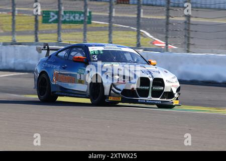 Tim Reiter (DEU) / Leon Wassertheurer (DEU), #3, BMW M4 GT4, Team : Hofor Racing by Bonk Motorsport (CHE), Motorsport, ADAC GT4 Allemagne, 2024, Lauf 4, Nuerburgring, Nuerburg, Rhénanie-Palatinat, 16.08.2024 Foto : Eibner-Pressefoto/Juergen Augst Banque D'Images