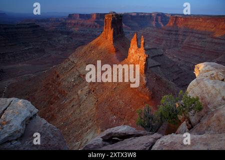 Canyonlands, Marlboro point, Utah, États-Unis, Canyonlands, Utah, États-Unis, Amérique du Nord Banque D'Images