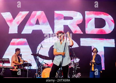 hongrie 12 août 2024 Yard Act live au Festival Sziget à Budapest © Andrea Ripamonti / Alamy Banque D'Images