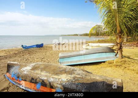 Sur la plage de Playa Herradura Costa Rica Banque D'Images