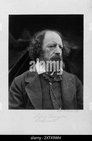 Alfred Tennyson - Julia Margaret Cameron Banque D'Images