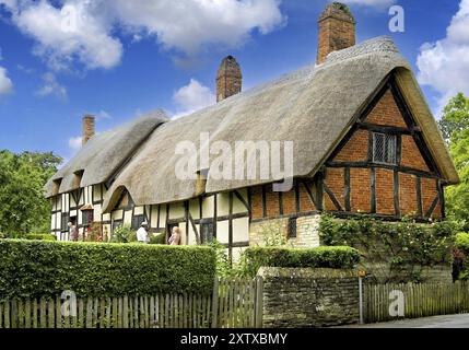 Anne Hathaway Cottage à Stratford upon Avon, Stratford upon Avon, Grande-Bretagne Banque D'Images