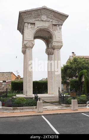 Mémorial des morts de la première Guerre mondiale, Grasse, département Alpes-Maritimes, France, Europe Banque D'Images