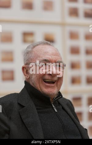 Gerhard Richter, à l'événement presse pour son exposition ATLAS en 2012, à l'occasion de son 80e anniversaire. Gerhard Richter (né le 9 février 1932 à D. Banque D'Images