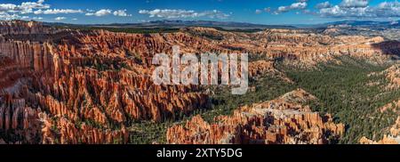 Bryce point - Parc national de Bryce Canyon, Utah Banque D'Images