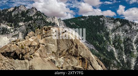 Moro Rock - Parc national de Sequoia Banque D'Images