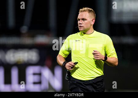 Rotterdam, pays-Bas. 16 août 2024. ROTTERDAM, 16-08-2024. Stade Van Donge en de Roon. Keuken Kampioen Divisie, KKD. Saison 2024-2025. Excelsior - de Graafschap. Arbitre Alex Bos. Crédit : Pro Shots/Alamy Live News Banque D'Images