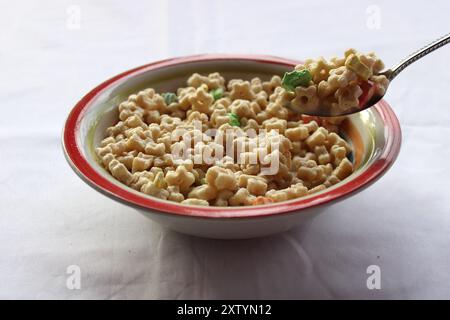 Un bol de céréales de riz Banque D'Images