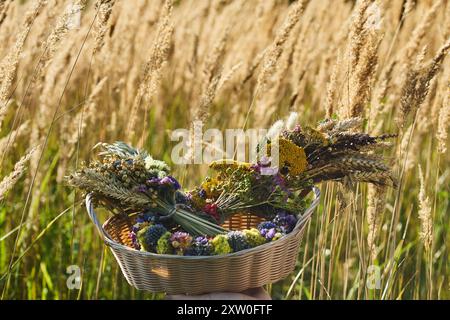 Jour de l'Assomption de Marie. Summer Meadow Bounty Banque D'Images