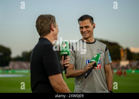 Thomas Woerle (SSV Ulm, Cheftrainer), GER, SSV Ulm v. FC Bayern Muenchen, Fussball, DFB Pokal, 1. Runde, Spielzeit 2024/2025, 16.08.2024, Eibner-Pressefoto/Sascha Walther Banque D'Images