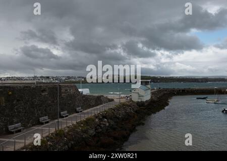 Le port de Portrush, Antrim, Irlande du Nord Banque D'Images