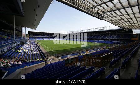 Goodison Park, Liverpool, Royaume-Uni. 17 août 2024. Premier League Football, Everton versus Brighton et Hove Albion ; une vue générale du stade Goodison Park depuis le Park End Credit : action plus Sports/Alamy Live News Banque D'Images