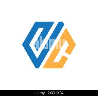 vecteur initial de conception de logo de lettre cg, logo cg, icône cg, symbole cg, cg initial, lettre cg, vecteur cg, logo gc, lettre gc, icône gc, symbole gc, vecteur gc Illustration de Vecteur