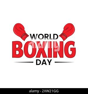 Motif World Boxing Day Illustration de Vecteur