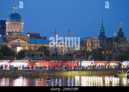 Canada, Québec, Montréal, marché Bonsecours, , vieux Montréal, Banque D'Images