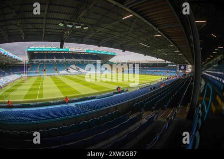 Leeds, Royaume-Uni. 17 août 2024. ***Vue générale du stade lors du match de Super League Magic Weekend entre le Hull FC et les London Broncos à Elland Road, Leeds, Angleterre, le 17 août 2024. Photo de Simon Hall. Utilisation éditoriale uniquement, licence requise pour une utilisation commerciale. Aucune utilisation dans les Paris, les jeux ou les publications d'un club/ligue/joueur. Crédit : UK Sports pics Ltd/Alamy Live News Banque D'Images