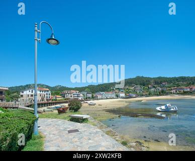 Promenade à Aldan, Galice, Espagne Banque D'Images