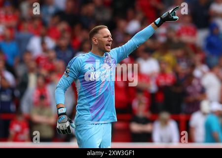 Nottingham, Royaume-Uni. 17 août 2024. Matz sels de Nottingham Forest lors du match de Nottingham Forest FC contre Bournemouth FC English premier League au City Ground, Nottingham, Angleterre, Royaume-Uni le 17 août 2024 Credit : Every second Media/Alamy Live News Banque D'Images
