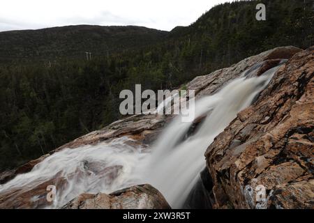 South East Brook Falls, parc national du gros-Morne, Terre-Neuve-et-Labrador, T.-N.-L., Canada Banque D'Images