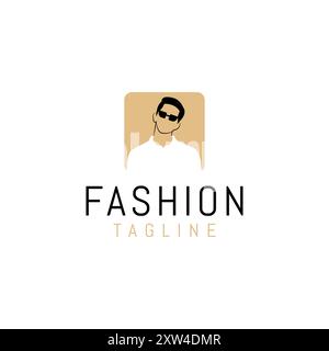 Chic Fashion logo Design - icône à la mode pour les marques de vêtements et accessoires Illustration de Vecteur