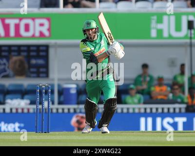 Londres, Royaume-Uni. 17 août 2024. Londres, Angleterre, 17 août 2024 : James Vince (14 Southern Brave) battant lors du Hundred Eliminator match entre Birmingham Phoenix Men et Southern Brave Men au Kia Oval à Londres, en Angleterre. (Jay Patel/SPP) crédit : photo de presse sportive SPP. /Alamy Live News Banque D'Images