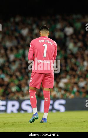 Rui Silva pendant le match LaLiga EASPORTS entre les équipes du Real Betis Balompie et du Girona FC à l'Estadio Benito Villamarin (Maciej Rogowski) Banque D'Images