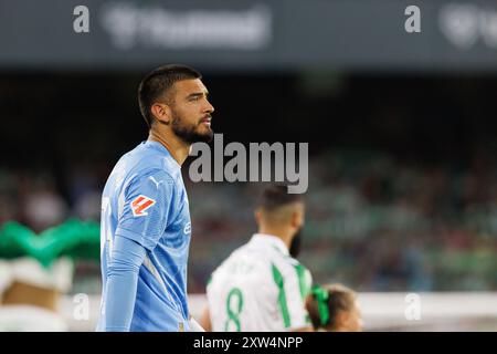 Paulo Gazzaniga pendant le match LaLiga EASPORTS entre les équipes du Real Betis Balompie et du Girona FC à l'Estadio Benito Villamarin (Maciej Rogowski) Banque D'Images