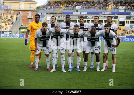 Photo de l'équipe de Parme lors du Parme FC vs ACF Fiorentina, 1Â° Serie A Enilive 2024-25 match au stade Ennio Tardini à Parme (PR), Italie, le 17 août 2024. Banque D'Images