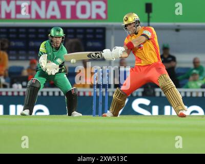 Londres, Royaume-Uni. 17 août 2024. Londres, Angleterre, 17 août 2024 : Liam Livingstone (23 Birmingham Phoenix) battant lors du Hundred Eliminator match entre Birmingham Phoenix Men et Southern Brave Men au Kia Oval à Londres, en Angleterre. (Jay Patel/SPP) crédit : photo de presse sportive SPP. /Alamy Live News Banque D'Images